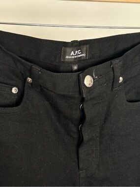 A.P.C. Petite Black New Standard Slim Jeans